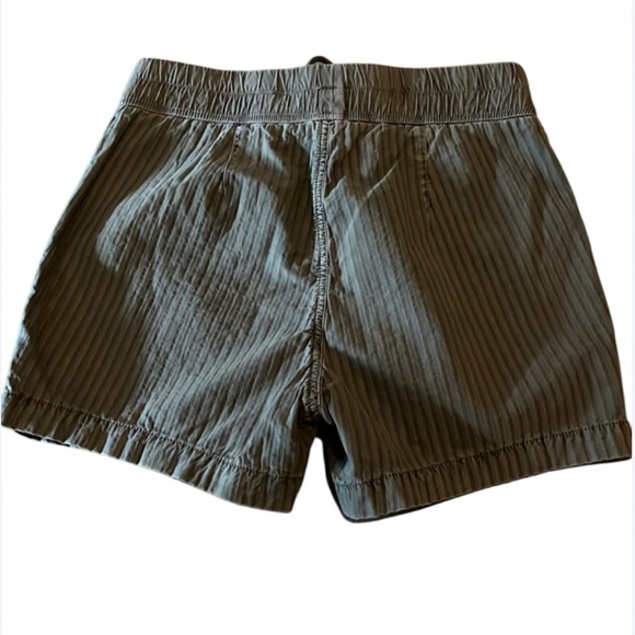 James Perse Estilo Olive Green Women's Striped Shorts- Size 0 NWOT - Picture 3 of 9